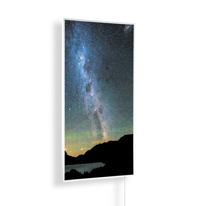 Könighaus Infrarotheizung Hochkant mit Motiv 17 Sternenhimmel