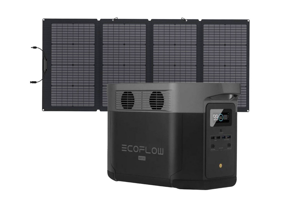 EcoFlow Delta Max 2000 2016Wh Powerstation mit 220W Solarpanel