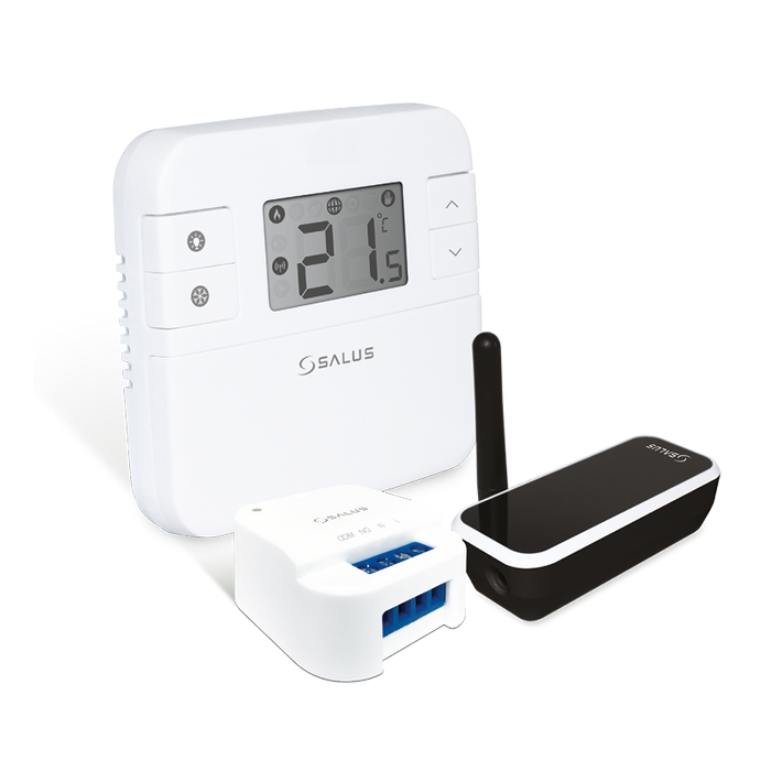 SALUS Controls RT310iSR Raumthermostat App gesteuert mit Unterputz Funkrelais