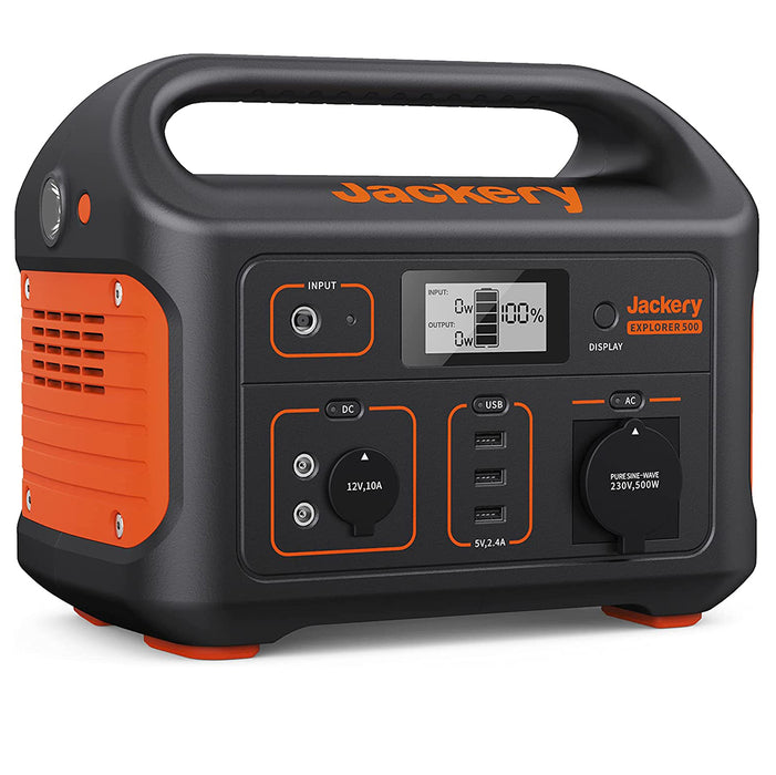 Jackery Explorer 500W Portable Powerstation 518Wh