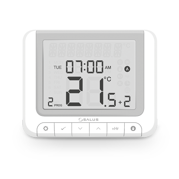 SALUS RT520TX+ Batteriebetriebener programmierbarer Funk Raumthermostat 868MHz
